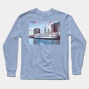 Riverboat Louis Armstrong New Orleans Louisiana Long Sleeve T-Shirt